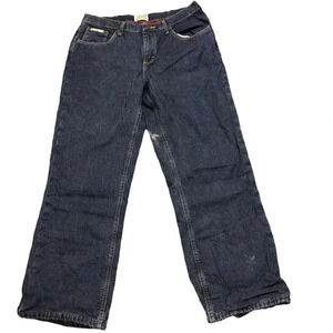 Schmidt workwears dark wash Straight  jeans Women size 12x30 Pockets